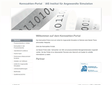 Tablet Screenshot of kennzahlen-portal.ch